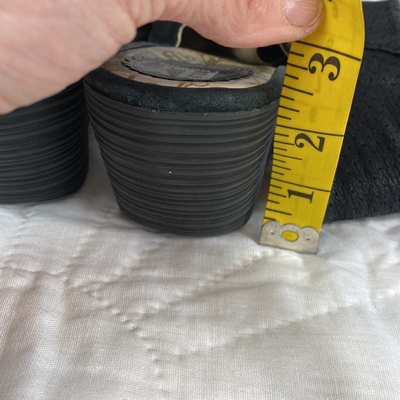 Fly London Yala Perf Suede Open Toe Wedge Sandals - Picture 10 of 10